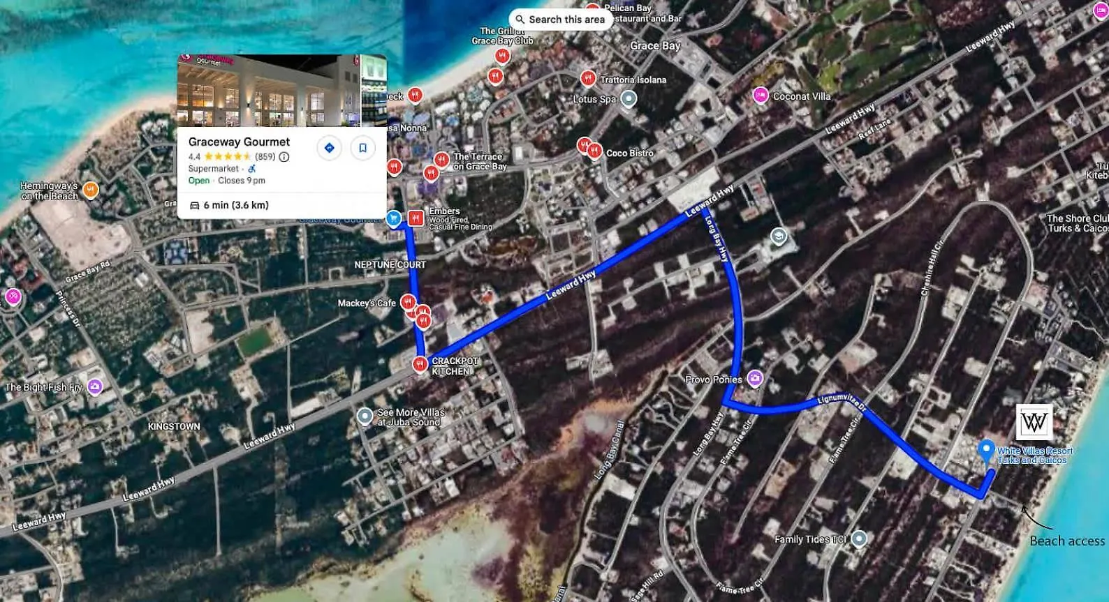 Oceanside 3 Bedroom Luxury Villa With Private Pool, 500Ft From Long Bay Beach -V5